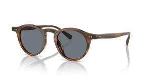 Sie Oliver Peoples OP-13 Sun mit Sycamore Gestell und Blau Gläsern - bild 1