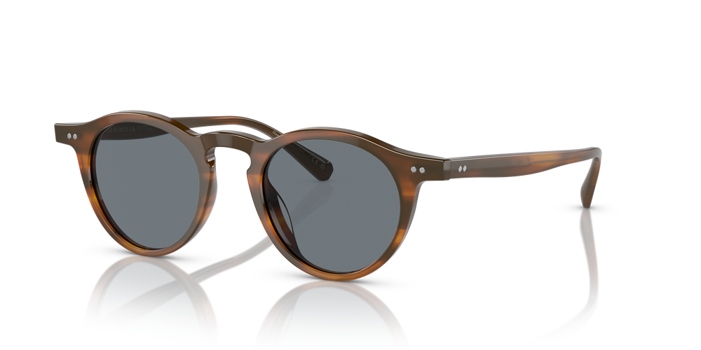 Sie Oliver Peoples OP-13 Sun mit Sycamore Gestell und Blau Gläsern - Bild 1