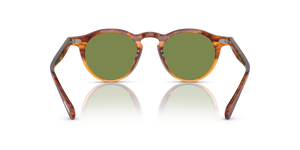 Oliver Peoples OP-13 Sun with Dark Amber Gradient frame and Green lenses - image 5