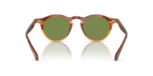 Oliver Peoples OP-13 Sun con montatura Dark Amber Gradient e lenti  Verde - L'immagine 5