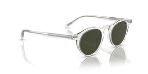 Oliver Peoples OP-13 Sun with Gravel frame and Green lenses - Image 3