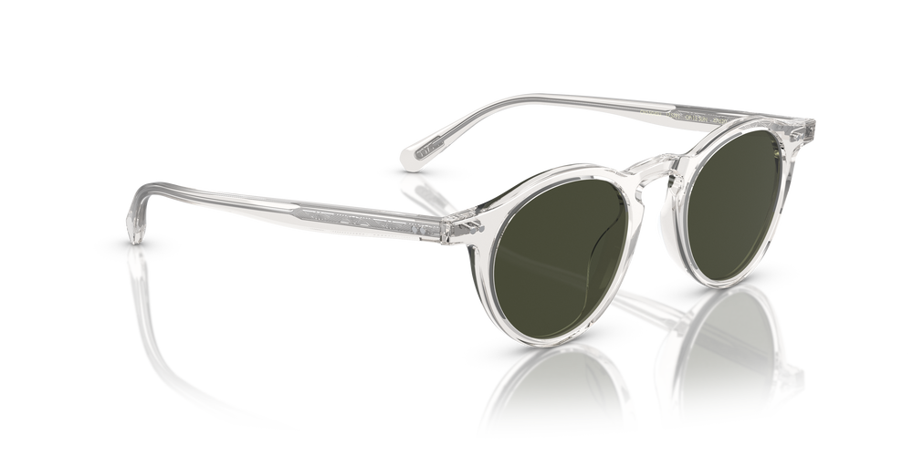 Oliver Peoples OP-13 Sun with Gravel frame and Green lenses - Image 3