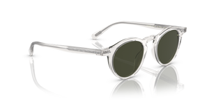 Oliver Peoples OP-13 Sun with Gravel frame and Green lenses - image 3