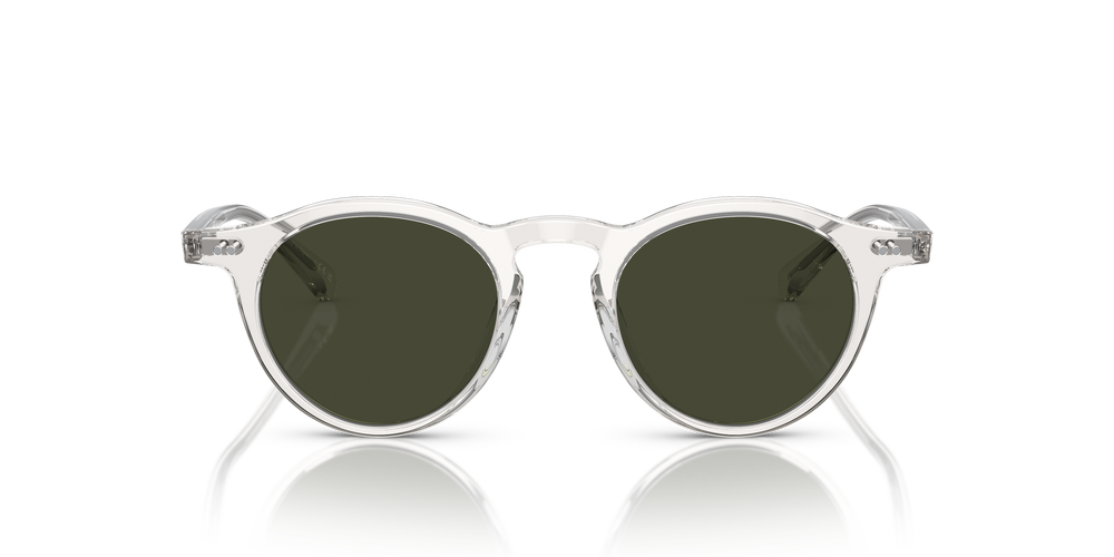 Sie Oliver Peoples OP-13 Sun mit Gravel Gestell und Grün Gläsern - Bild 2