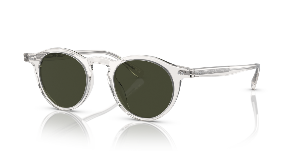 Oliver Peoples OP-13 Sun with Gravel frame and Green lenses - Image 4