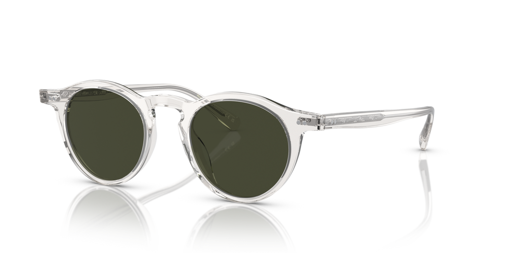 Oliver Peoples OP-13 Sun with Gravel frame and Green lenses - image 3