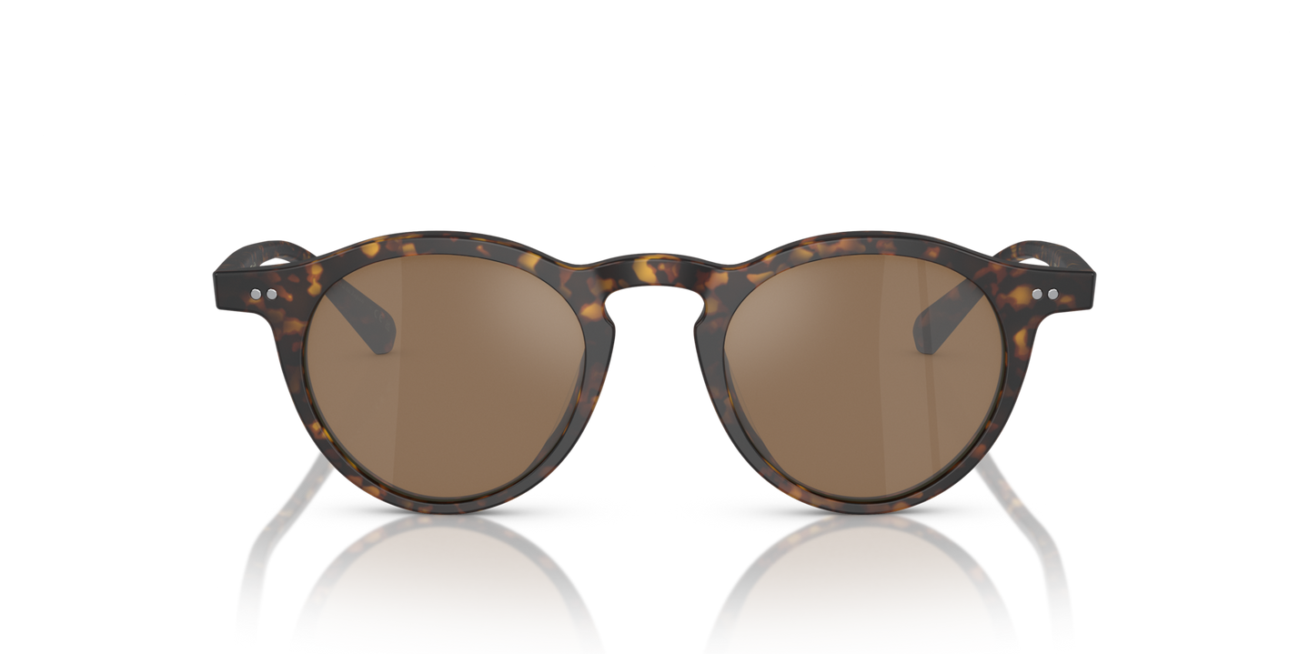Oliver Peoples OP-13 Sun with Semi-Matte Atago Tortoise frame and Brown lenses - Image Material 