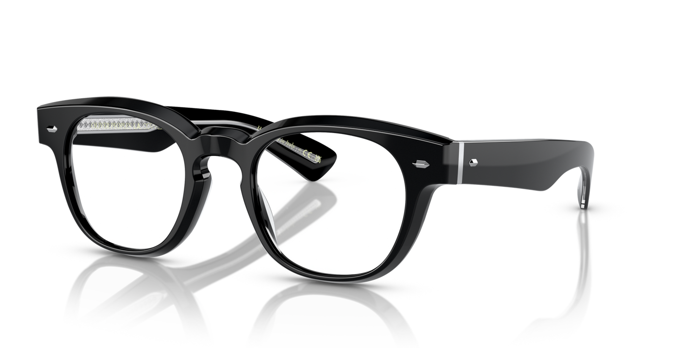 Oliver Peoples Allenby mit Schwarz Gestell - Bild Plättchen