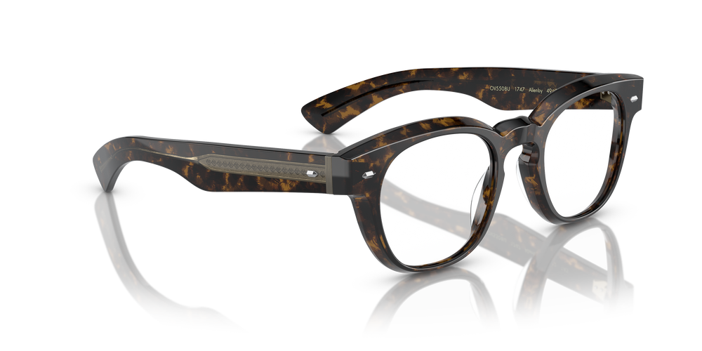 Oliver Peoples Allenby avec monture Walnut Tortoise - L'image 3