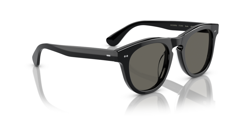 Oliver Peoples Rorke avec une monture Noir et des verres Gris - image 3