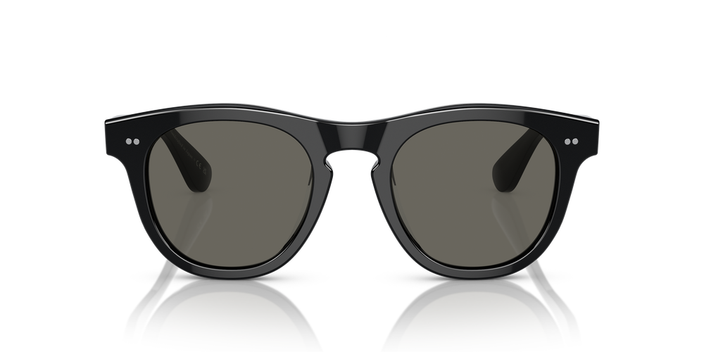 Oliver Peoples Rorke avec une monture Noir et des verres Gris - L'image 2