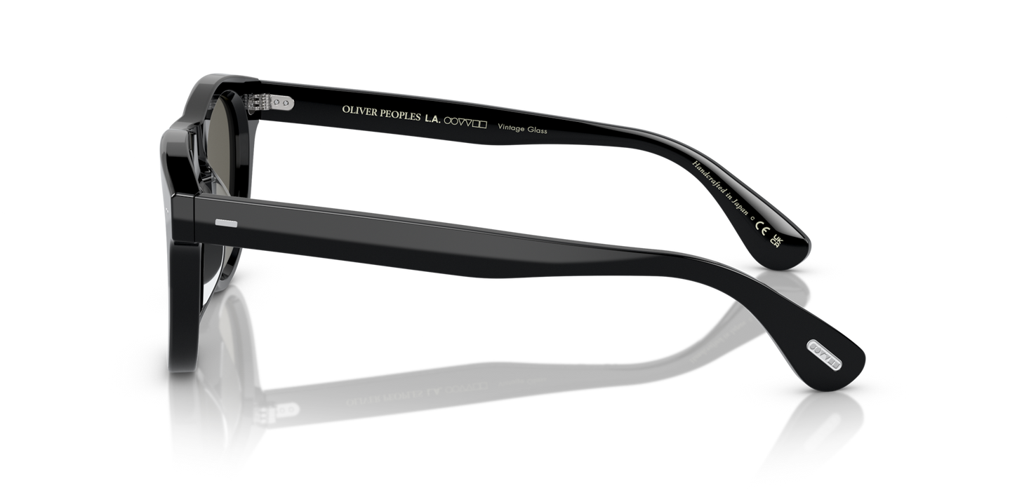 Oliver Peoples Rorke with Black frame and Grey lenses - Image Filigree