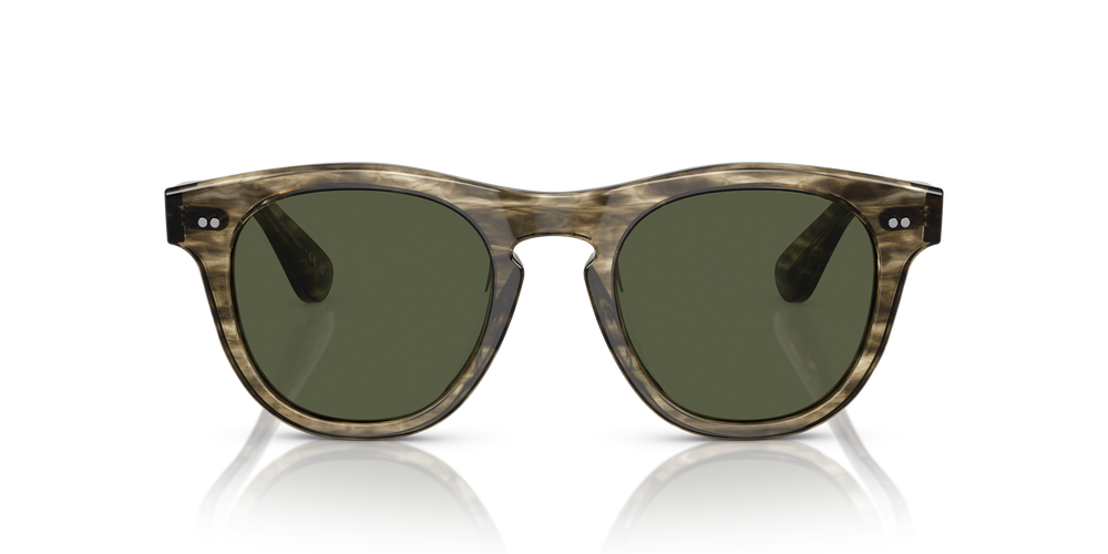 Oliver Peoples Rorke with Soft Olive Gradient frame and Green lenses - Image 2