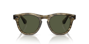 Oliver Peoples Rorke with Soft Olive Gradient frame and Green lenses - Image 2