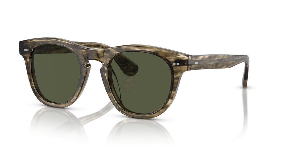 Oliver Peoples Rorke with Soft Olive Gradient frame and G-15