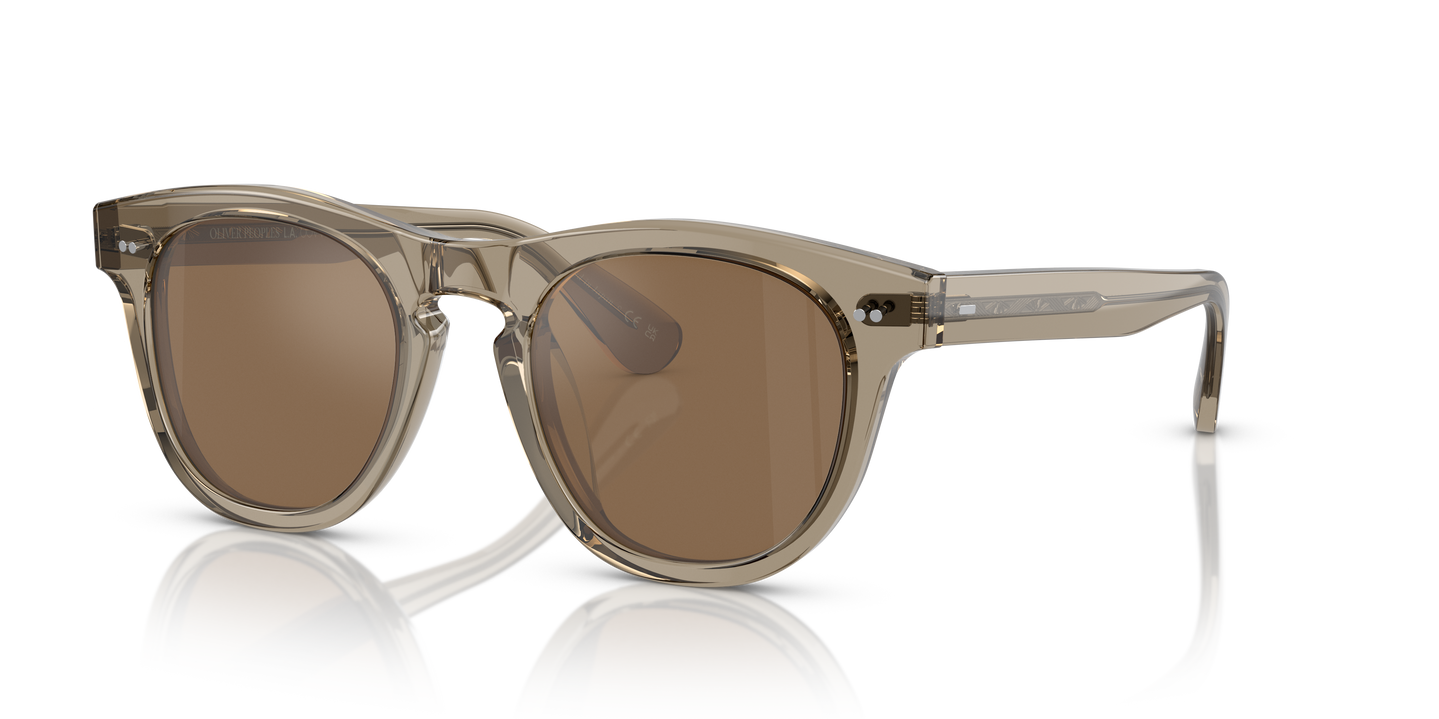 Oliver Peoples Rorke with Sencha frame and Cognac Mirror lenses