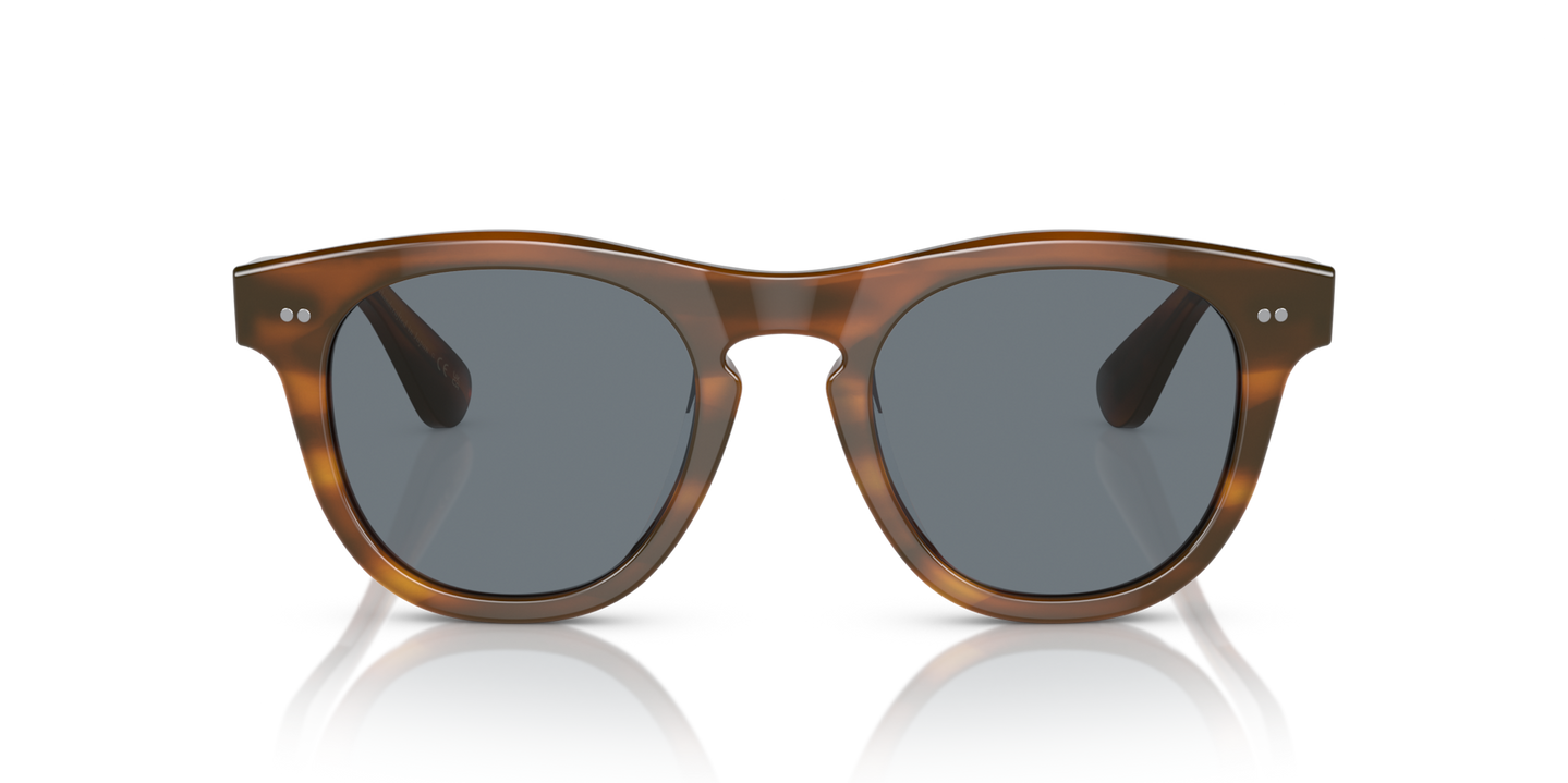 Oliver Peoples Rorke con montura Sicomoro y lentes Azul - Imagen Material