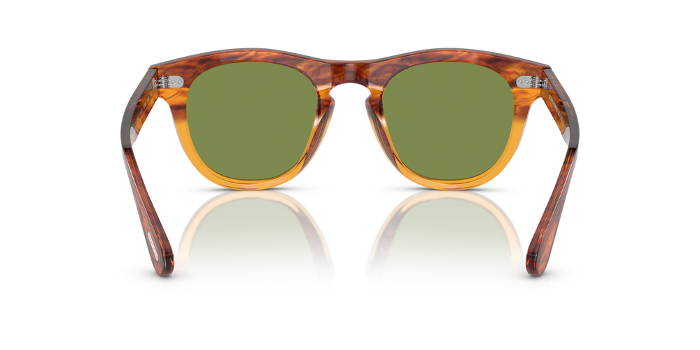 Oliver Peoples Rorke avec une monture Ambre foncé dégradé et des verres Vert - image 5