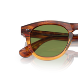 Oliver Peoples Rorke with Dark Amber Gradient frame and Green lenses - Variant