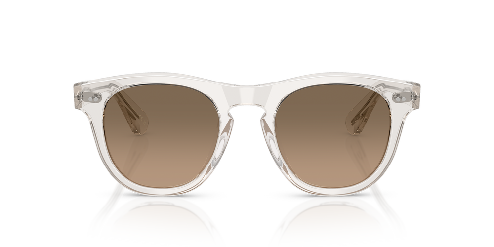 Sie Oliver Peoples Rorke mit Gravel Gestell und Braun Gläsern - Das Bild 2