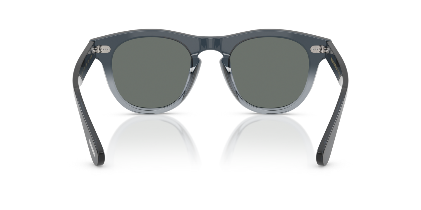 Oliver Peoples Rorke with Twilight Gradient frame and Blue lenses - Image Nosepads