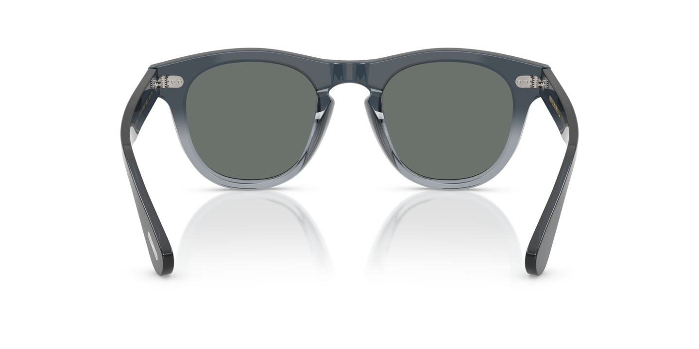 Oliver Peoples Rorke with Twilight Gradient frame and Blue lenses - Image Nosepads