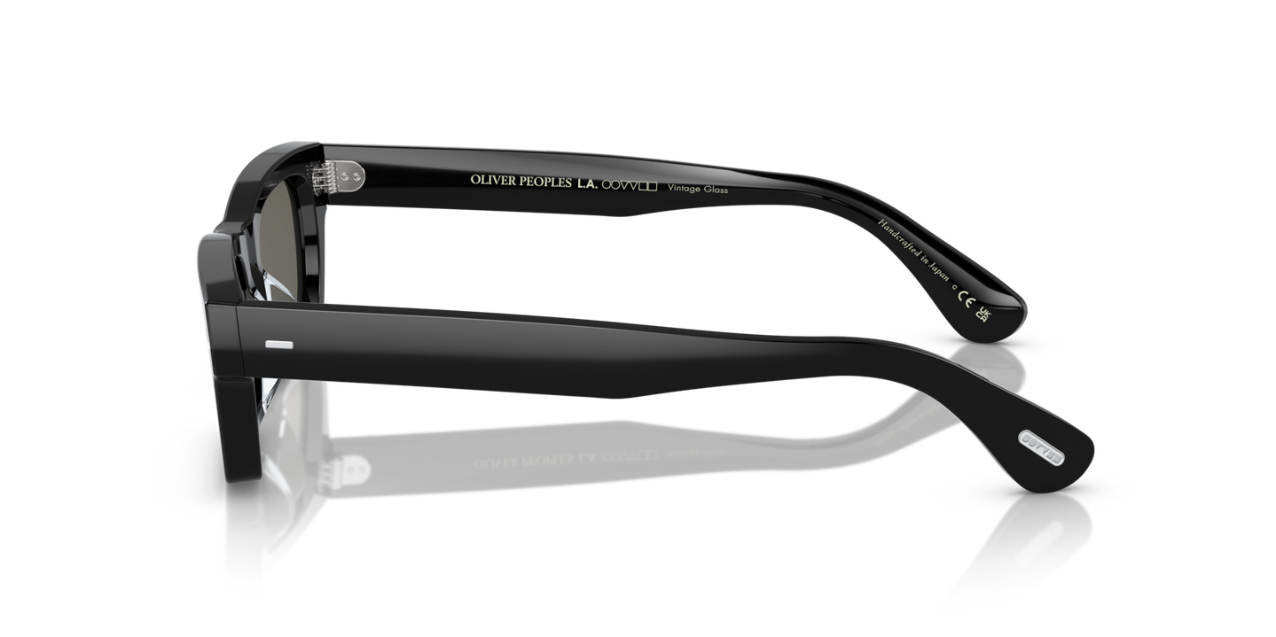 Oliver Peoples Davri with Black frame and Grey lenses - Image Filigree