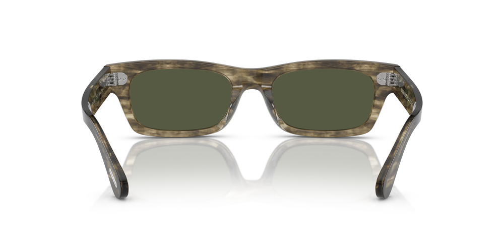 Oliver Peoples Davri con montatura Bark verde oliva tenue e lenti  Verde - L'immagine 5