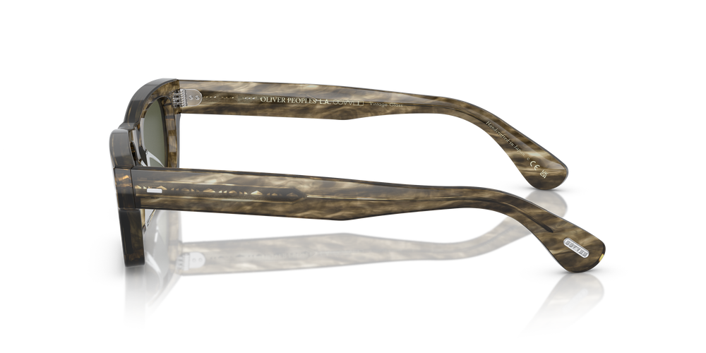 Oliver Peoples Davri con montatura Bark verde oliva tenue e lenti  Verde - L'immagine 4