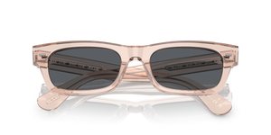 Sie Oliver Peoples Davri mit Cherry Blossom Gestell und Blau Gläsern - Das Bild 6