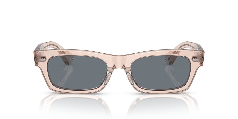 Sie Oliver Peoples Davri mit Cherry Blossom Gestell und Blau Gläsern - Das Bild 2