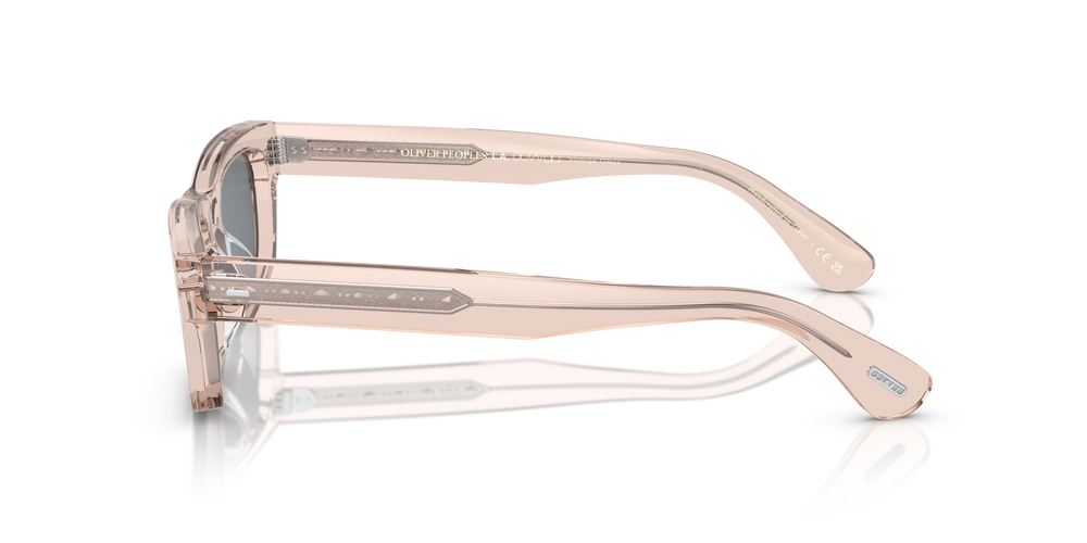 Sie Oliver Peoples Davri mit Cherry Blossom Gestell und Blau Gläsern - Das Bild 4