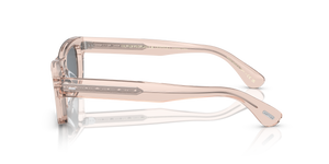 Sie Oliver Peoples Davri mit Cherry Blossom Gestell und Blau Gläsern - Das Bild 4