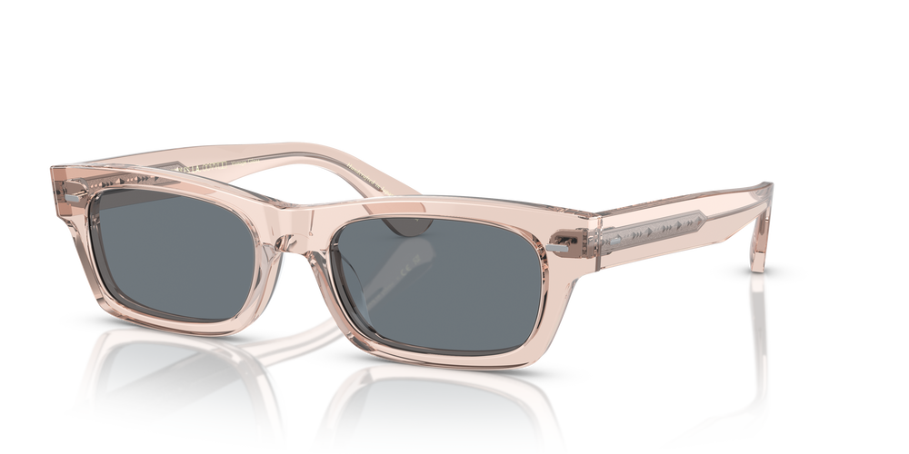 Sie Oliver Peoples Davri mit Cherry Blossom Gestell und Blau Gläsern - Das Bild 1