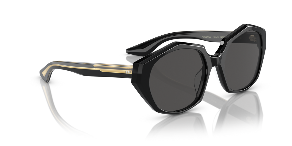 Oliver Peoples 1971C avec une monture Noir et des verres Gris - image 3