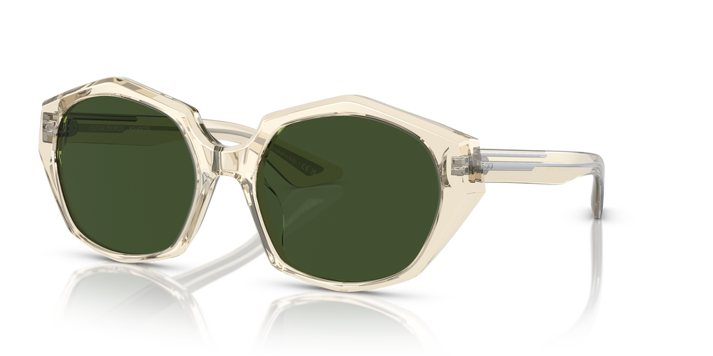 Oliver Peoples 1971C with Buff frame and Green lenses - Image 1