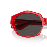 Oliver Peoples 1971C with Translucent Red frame and Grey lenses - Variant