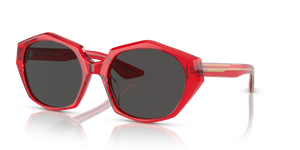 Oliver Peoples 1971C with Translucent Red frame and Grey lenses - Image 1