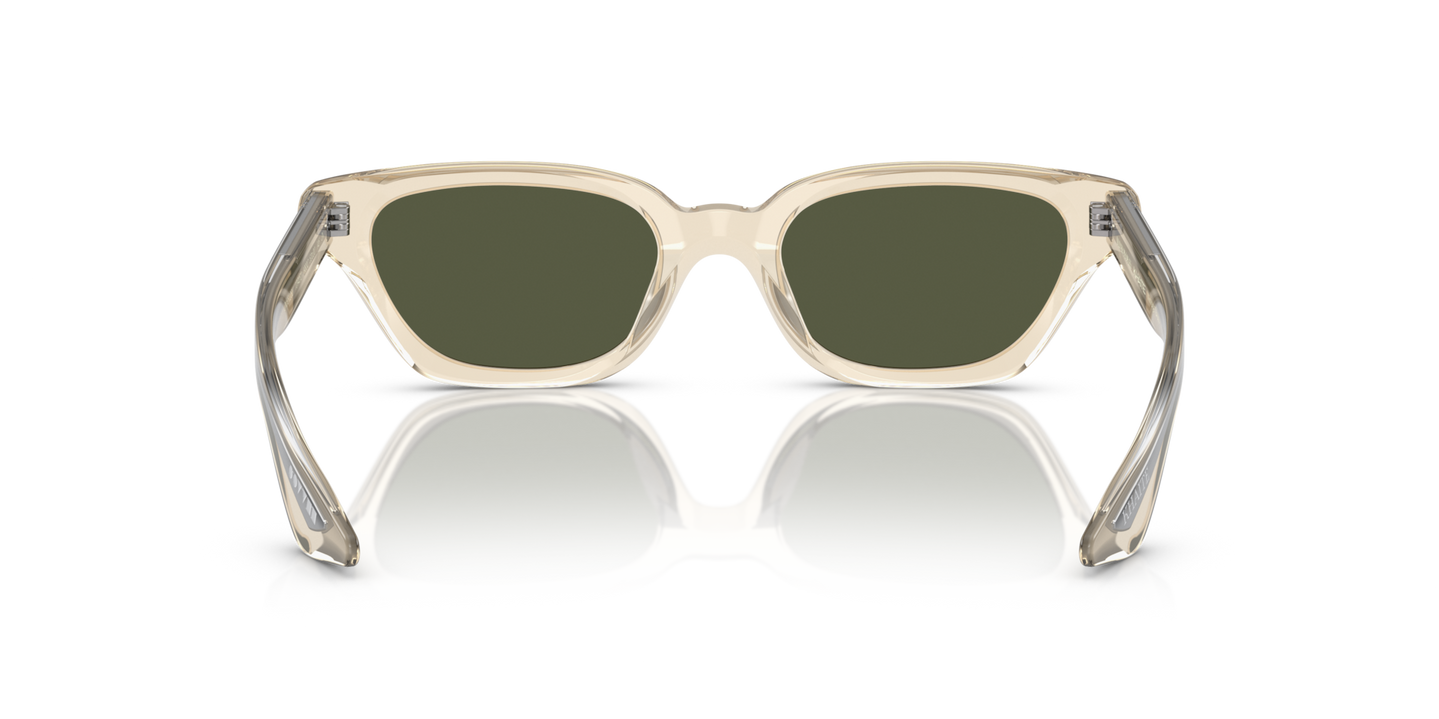 Oliver Peoples 1983C con montura Ante y lentes Verde - Imagen Plaquetas nasales