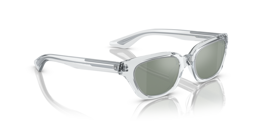 Oliver Peoples 1983C con montatura Cristallo e lenti  Argento - L'immagine 3