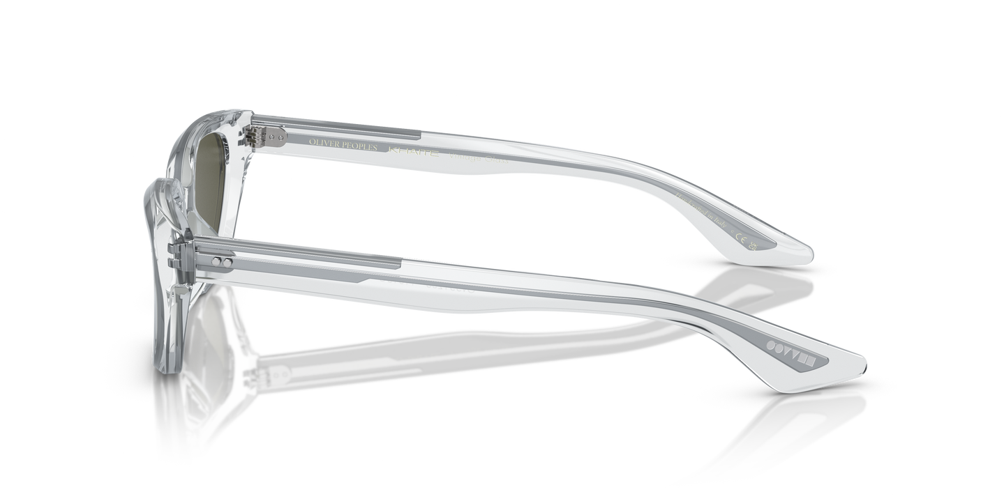 Oliver Peoples 1983C with Crystal frame and Silver Mirror lenses