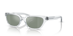 Oliver Peoples 1983C con montatura Cristallo e lenti  Argento - L'immagine 1