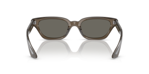 Oliver Peoples 1983C avec une monture Taupe et des verres Gris - image 5