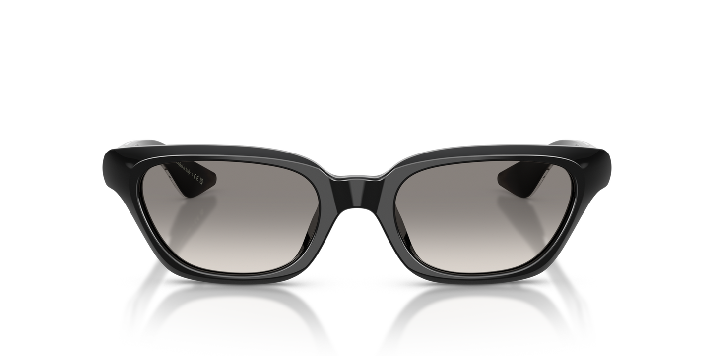 Sie Oliver Peoples 1983C mit Schwarz Gestell und Grau Gläsern - Bild Gläser