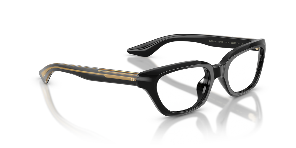 Sie Oliver Peoples 1983C mit Schwarz Gestell und Klar Gläsern - Das Bild 3