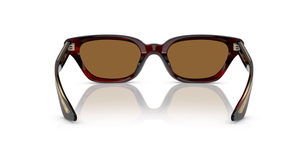 Oliver Peoples 1983C con montura Corteza rojo burdeos y lentes Marrón - imagen 5
