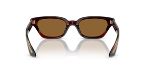 Oliver Peoples 1983C con montatura Bark bordeaux e lenti  Marrone - L'immagine 5