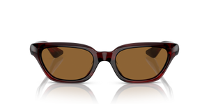 Oliver Peoples 1983C con montura Corteza rojo burdeos y lentes Marrón - imagen 2