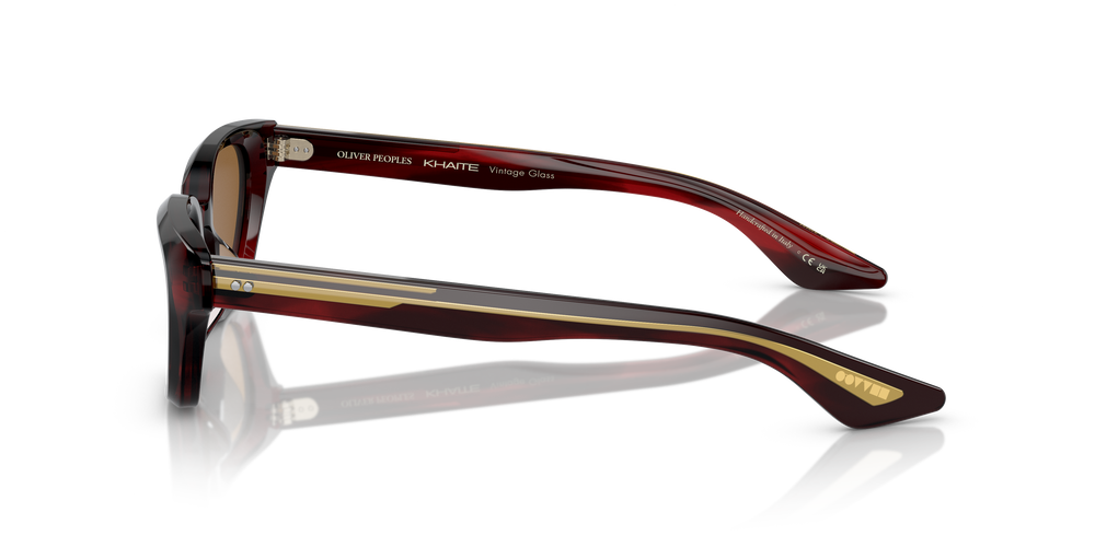Oliver Peoples 1983C con montatura Bark bordeaux e lenti  Marrone - L'immagine 4