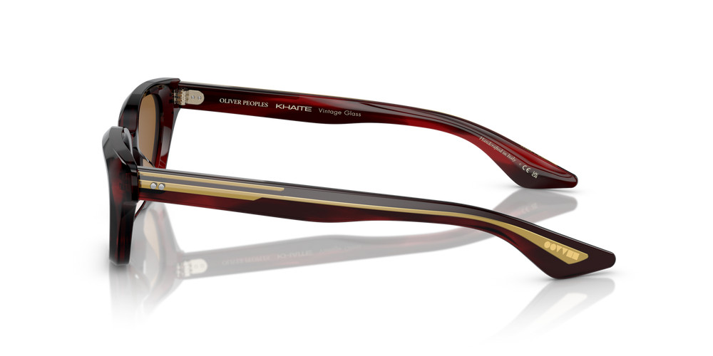 Oliver Peoples 1983C con montura Corteza rojo burdeos y lentes Marrón - imagen 4